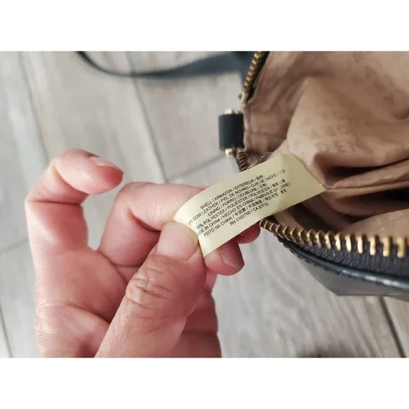 Kate Spade Black Crossbody/ Medium Satchel In Black. VGUC - Picture 5 of 12